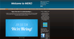 Desktop Screenshot of merci.org