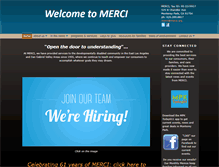 Tablet Screenshot of merci.org